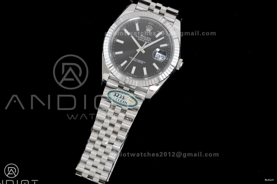 Best Bracelet Power Black 1:1 41 904L Reserve) 126334 (72 Steel DateJust Dial Clean Hours SH3235 Edition Jubilee on 0402
